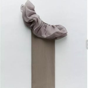 ZARA ONE SHOULDER RUFFLE DRESS- NWT